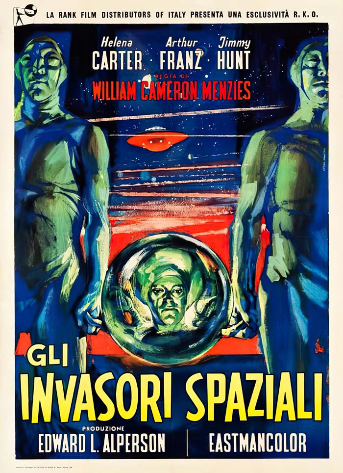 Invaders from Mars (1953) vintage movie poster